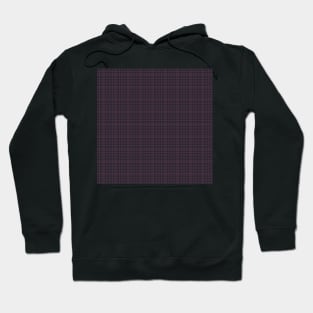 Chloe Plaid  Black & Magenta Hoodie